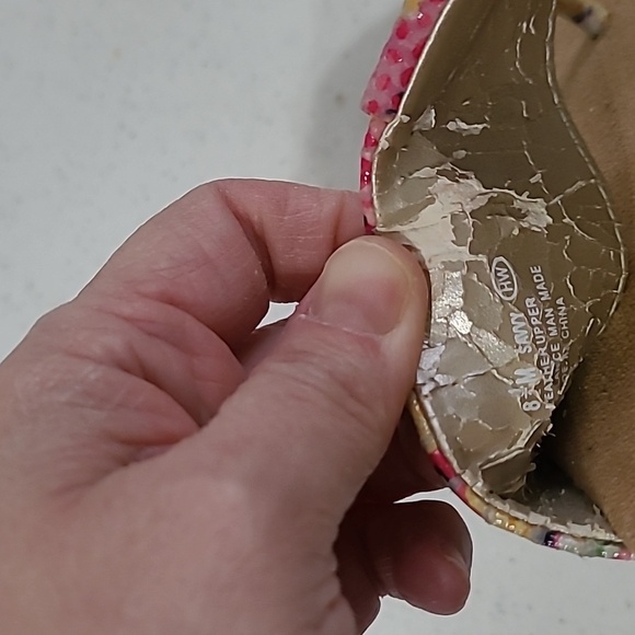 Aerosoles colorful snakeskin sandals size 8.5 - Picture 4 of 5